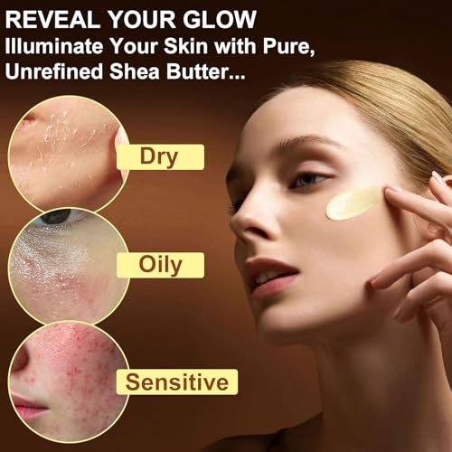 Raw Shea Butter 100% Pure & Unrefined - 4.2 oz for Skin & Hair