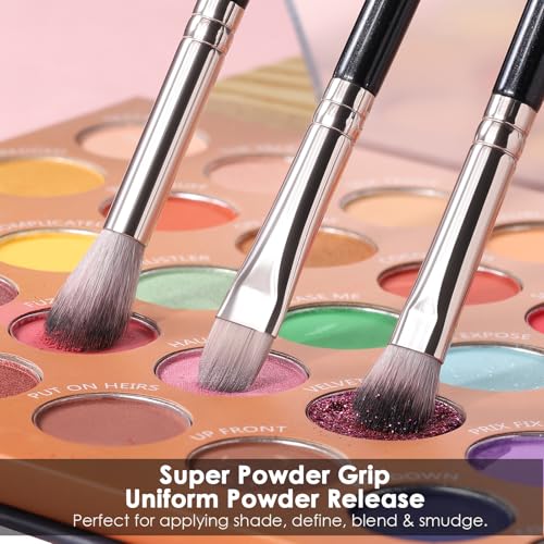 KINGMAS 6-Piece Eye Makeup Brush Set - Vegan & Cruelty-Free