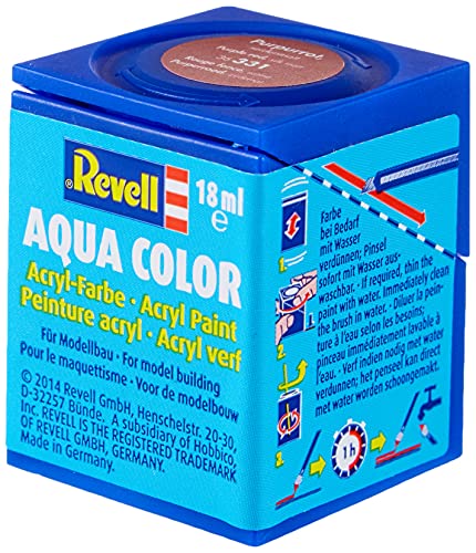 Revell Aqua Red Bordeaux Satin Paint for Model Kits 36331