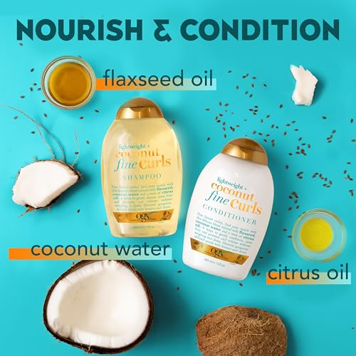 OGX Lightweight Coconut Fine Curls Conditioner - 13 Fl Oz