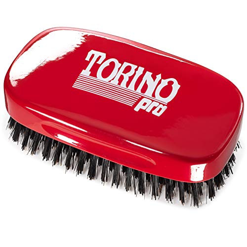 Torino Pro #1900 7-Row Hard Palm Wave Brush for Coarse Hair & Wolfing