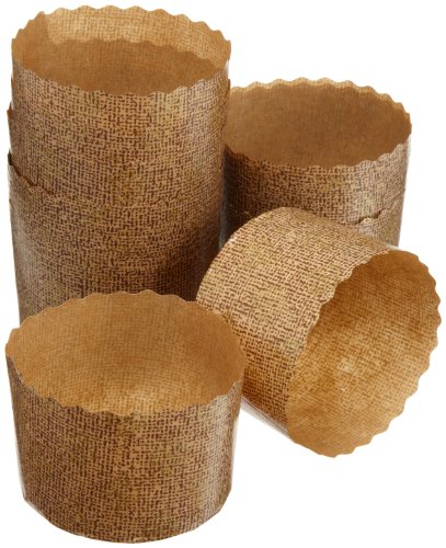 Regency Wraps Mini Panettone Baking Molds - Pack of 24 Greaseproof Cups