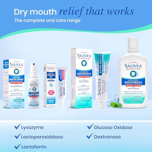 Salivea Dry Mouth Toothpaste with Fluoride & Xylitol - 4.3 oz