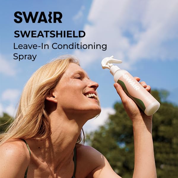 SWAIR SweatShield Hair Protector Spray | Leave-In Conditioner to Repel Sweat & Humidity - 8oz