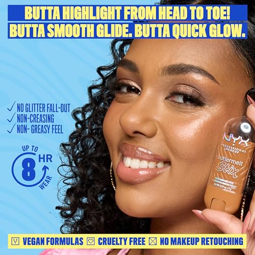 NYX Buttermelt Glaze Stix Highlighter Stick - 8HR Non-Greasy Glow