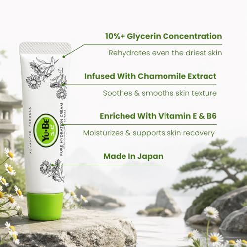 Yu-Be Advanced Formula Pure Hydration Cream - Single Moisturizer for Face, Body & Hands
