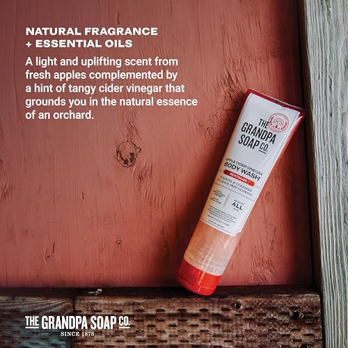 The Grandpa Soap Company Apple Cider Vinegar Body Wash - 2 Pack, Vegan & Natural Skin Revitalizer