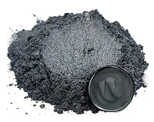 Katana Grey Mica Powder - 50g Premium Grey for Resin, Soap & Art
