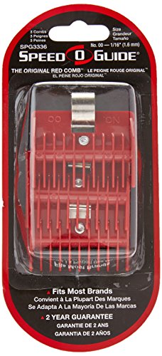 Speed-O-Guide Size 00 Comb Pack of 3 - Professional Hair Grooming Tool