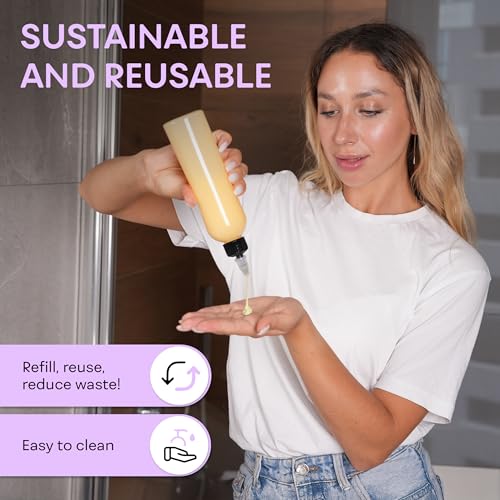 8 oz Applicator Bottles with Twist Top - BPA-Free, Leak-Proof (Pack of 2)