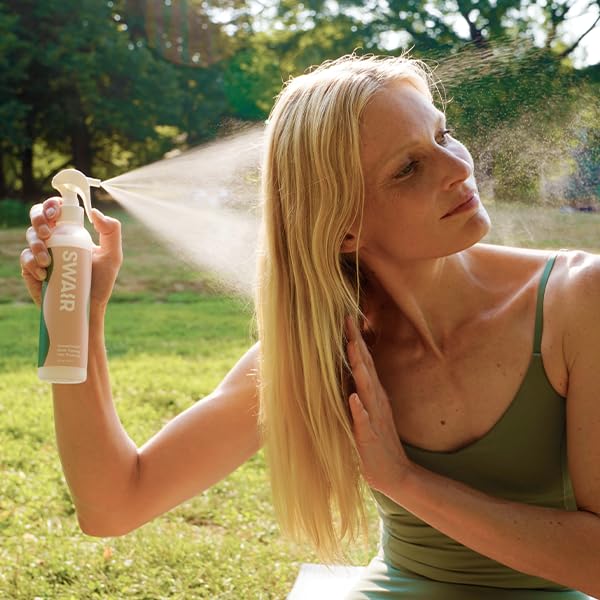 SWAIR SweatShield Hair Protector Spray | Leave-In Conditioner to Repel Sweat & Humidity - 8oz