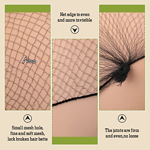 Jexine 400 Pcs Disposable Hair Nets for Women - Black