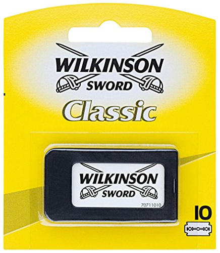 Wilkinson Sword Classic Men's Double-Edge Safety Razor Pack of 1 with 5 Blades