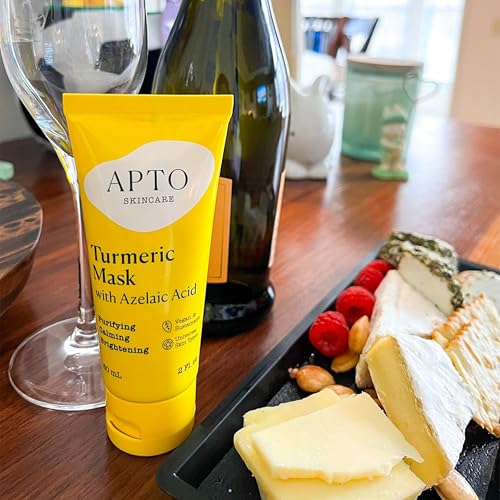 APTO Turmeric Facial Mask with Azelaic Acid - Brightening & Exfoliating 2 oz