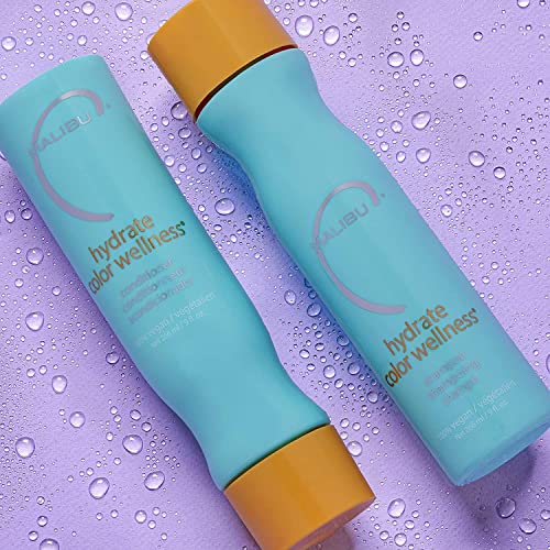 Malibu C Hydrate Color Wellness Conditioner 9 oz - Moisturizing, Color Safe for Vibrant Hair - Vegan & Sulfate-Free - Pack of 1