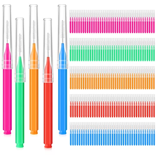 200 Pcs Interdental Brushes for Braces Dental Floss Picks Soft Tooth Cleaning Tools