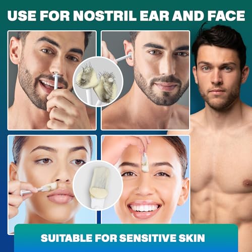 Wokaar Painless Nose and Ear Hair Removal Waxing Kit - 100g Wax Set