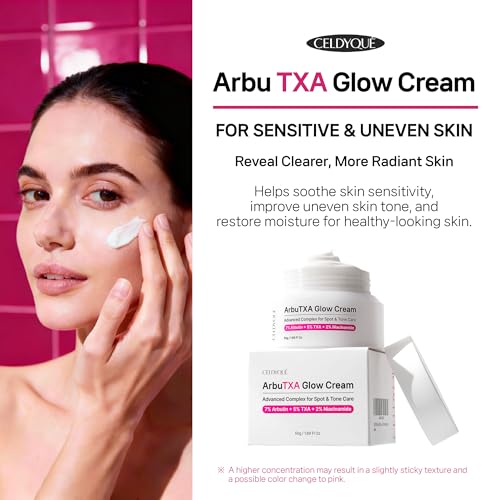 CELDYQUE ArbuTXA Cream – 7% Arbutin + Tranexamic Acid 5% + Niacinamide for Dark Spots & Uneven Skin Tone