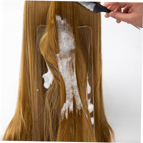 Hair Highlighting Board Set - 2 Clear Dye Paddles for Precision Coloring