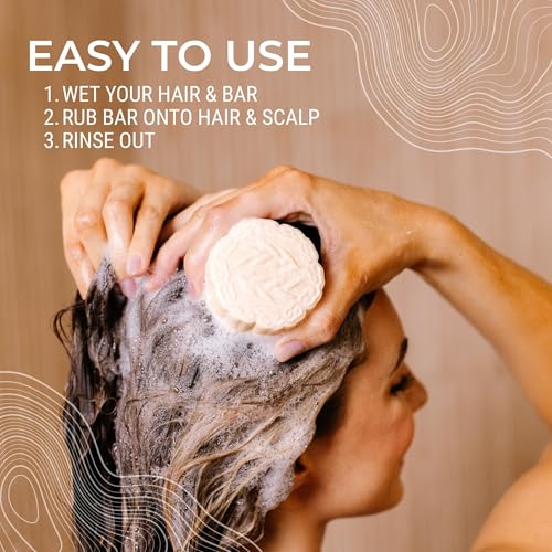 Viori Rosemary Biotin Shampoo Bar for Thinning Hair - Vegan & Sulfate-Free