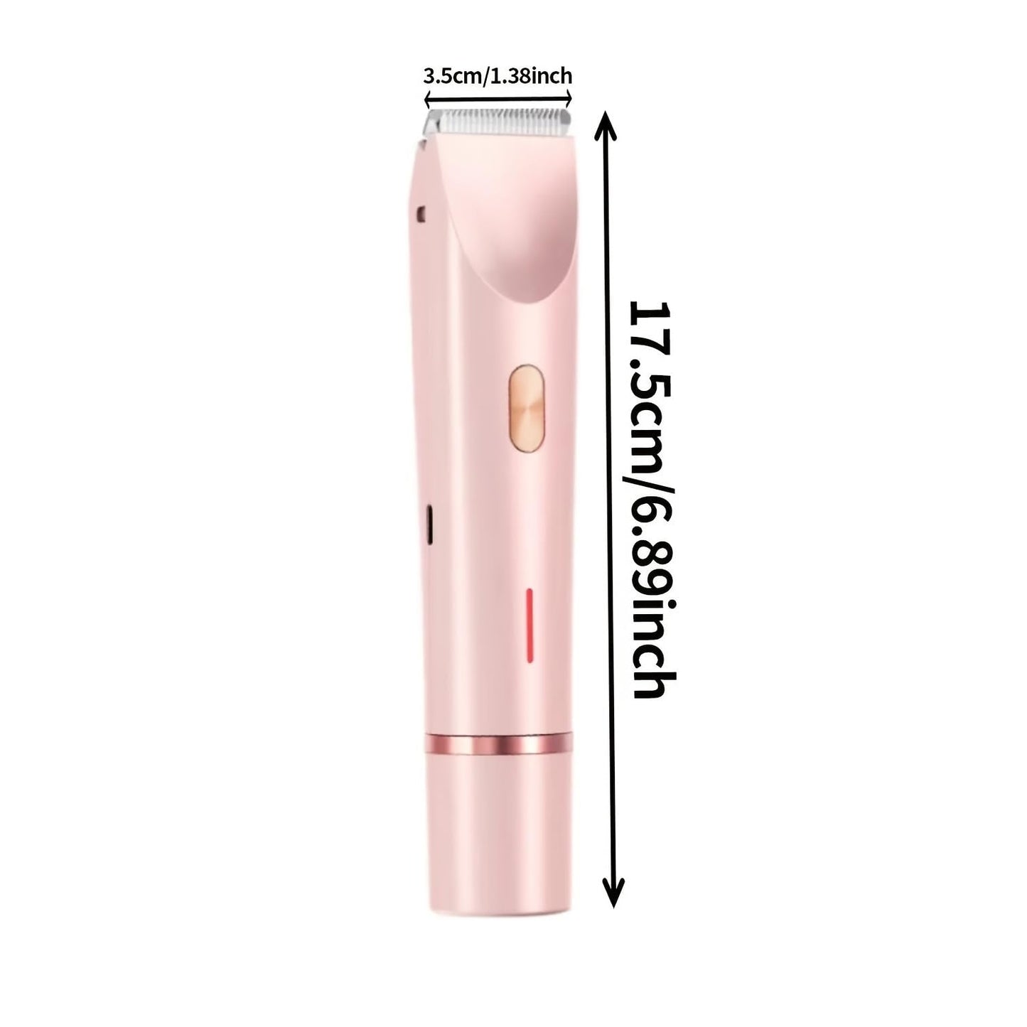 Dermave Bikini Shaver,2025 New 2 in 1 Wet and Dry Dermavel Trimmer 2.0,Ipx7 Waterproof Double Head Bikini Women's Iui Beauty Shaver(Purple)