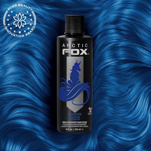 ARCTIC FOX Poseidon Semi-Permanent Hair Dye - Vegan & Ammonia-Free 8oz