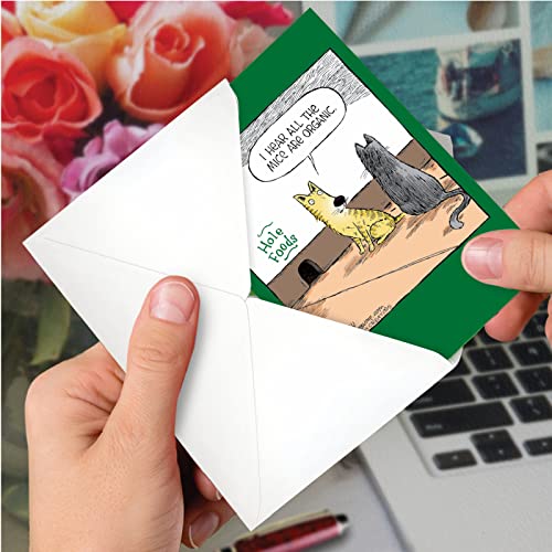 NobleWorks Mooning Duck Birthday Greeting Cards - Pack of 3