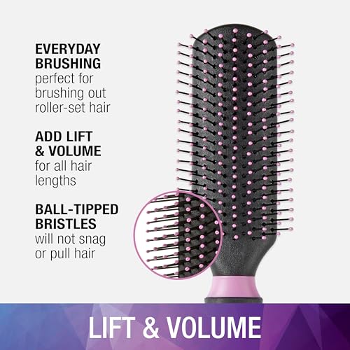 Conair Detangling Hairbrush for All Hair Types - Pink/Black