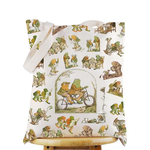 WZMPA Frog & Toad Cosmetic Bag - Funny Frog Character Makeup Pouch Gift