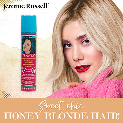 Jerome Russell Blonde Temporary Hair Color Spray - 3 Pack (2.2 oz Each)