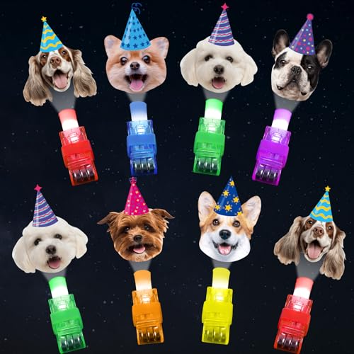 36 Pcs LED Dog Themed Finger Lights for Kids' Parties