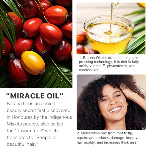 Organic Batana Oil for Hair Growth - 100% Pure & Cold Pressed