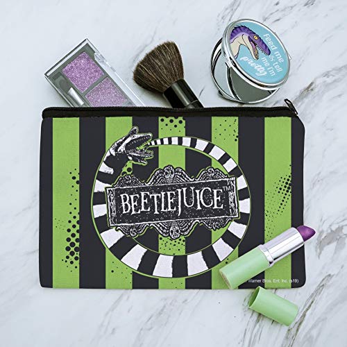 Beetlejuice Cosmetic Bag Organizer Pouch – Travel Makeup & Accessories Storage