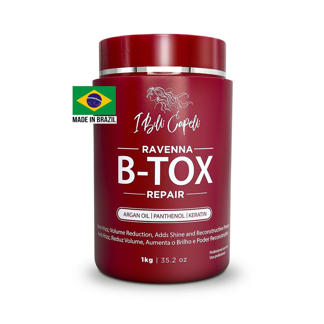 Professional Keratin Hair B-tox Treatment - Smoothing & Straightening System | 3x1L (105.8oz)