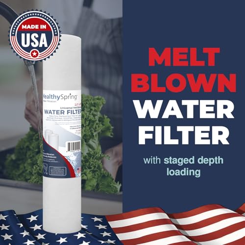 1 Micron Whole House Sediment Filter - Healthy Spring, Pack of 2