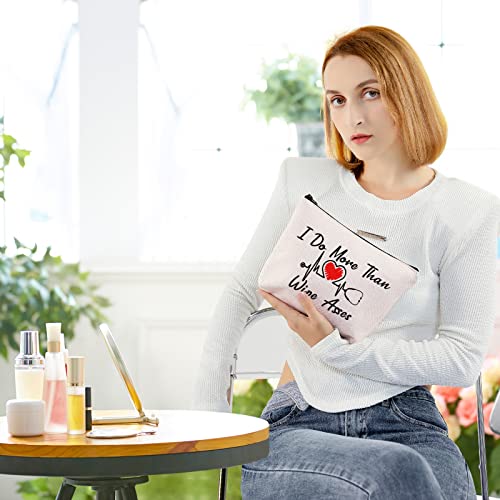 I Do More Than Wipe Asses Cosmetic Bag - Funny CNA Nursing Gift Pouch