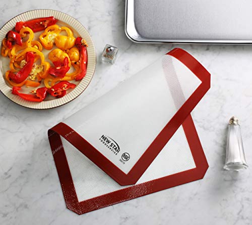 Commercial Grade Silicone Baking Mat - Non-Stick 11 x 17 Inch
