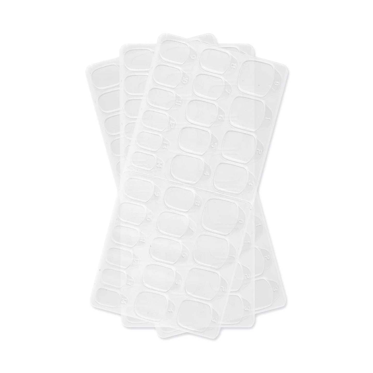 Press 'n Go Instant Nail Adhesive Tabs - Short Term Wear, Easily Removable | 90 Tabs for Customized Fit