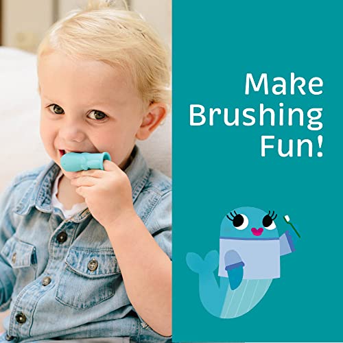 Pinkey the Pig Toddler Toothbrush & Storybook Set for Ages 4 Weeks to 4 Years