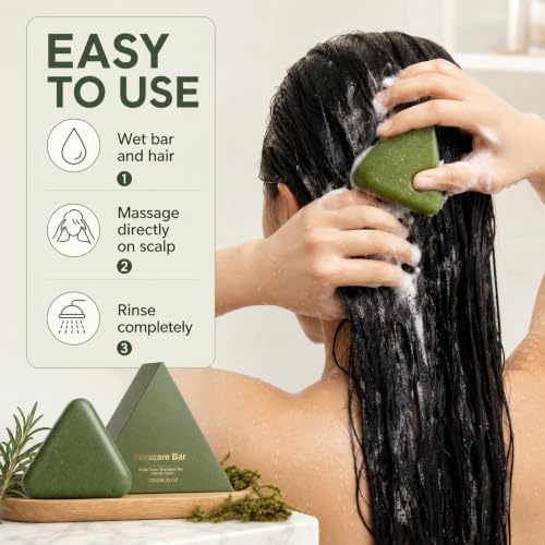 YoracareBar Korean Scalp Shampoo Bar for Oil Control and Hair Volume