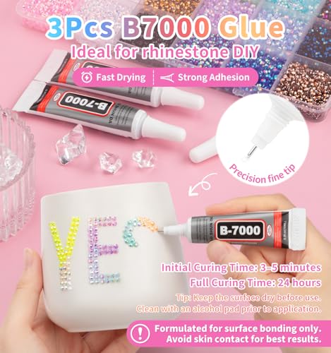 Ultimate Pink Mermaid Pearl Rhinestone Bedazzling Kit | 40000 Pcs