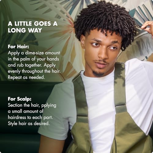 Mielle Organics Rosemary & Mint Hair Pomade for Women & Men - Conditioning Natural Hair Moisturizer to Quench the Scalp, Lock in Wave Patterns, Add Shine & Help Protect Against Dryness (5 oz)