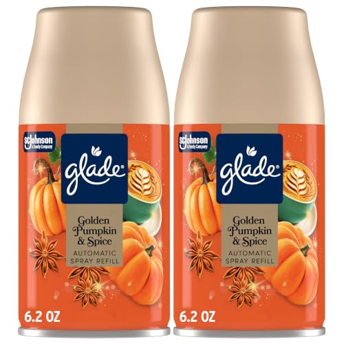 Glade Automatic Spray Refills - Golden Pumpkin & Spice, 2 Pack