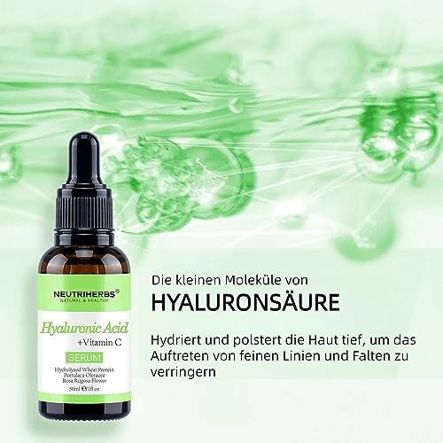 Neutriherbs Hyaluronic Acid Serum - Lightweight Hydrate Oily Skin 1oz