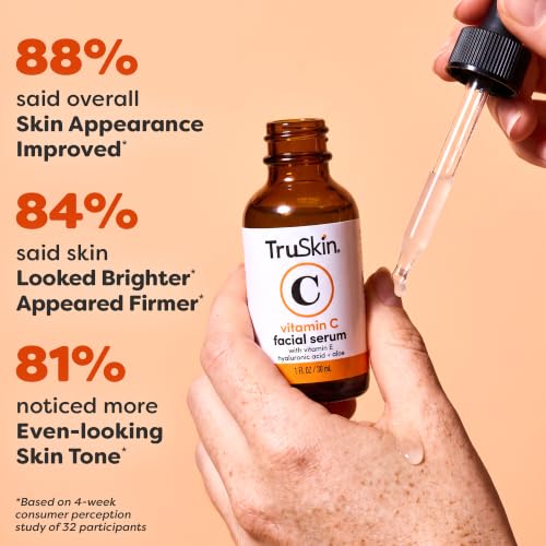 TruSkin Vitamin C Serum with Hyaluronic Acid - 1 Fl Oz
