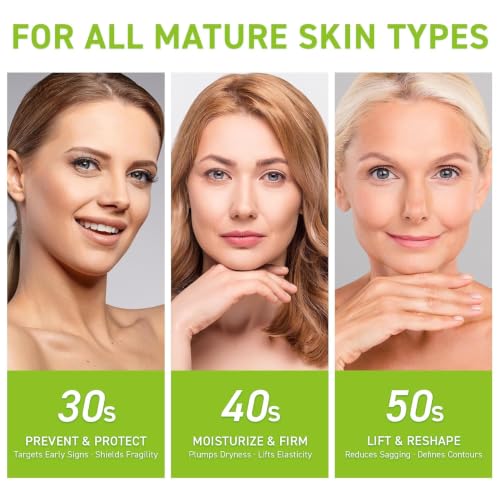 Retinol Serum for Face - Anti-Aging with Hyaluronic Acid & Peptides, 1.71 fl. oz