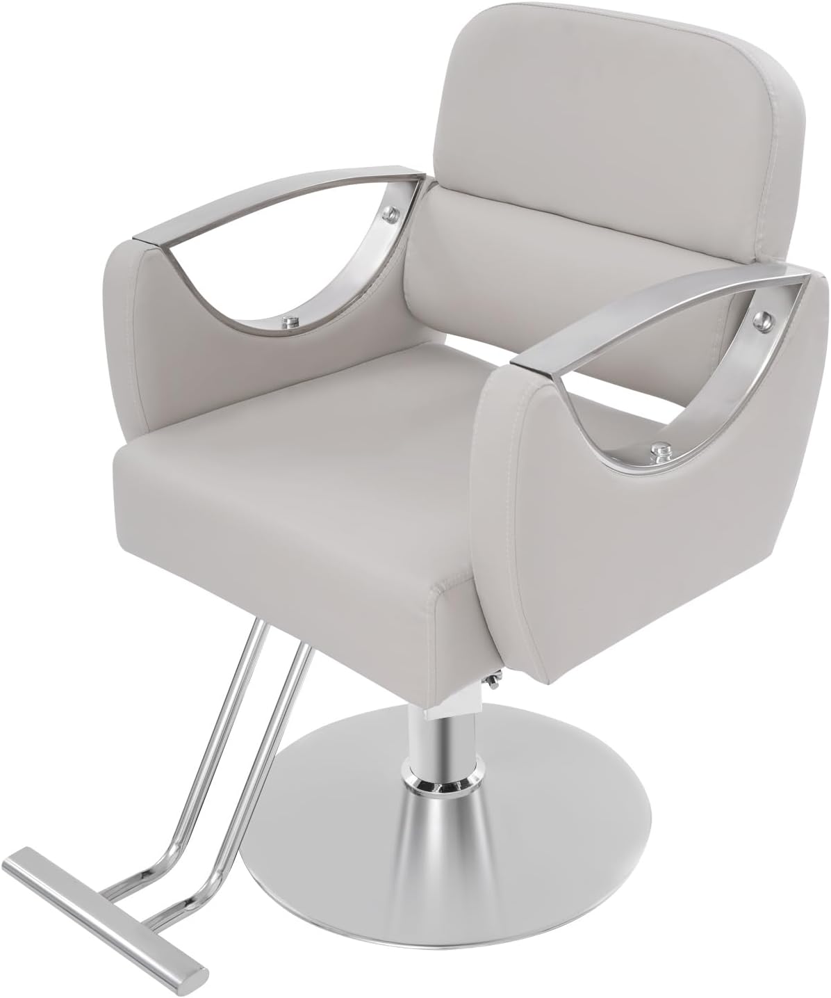 Salon Barber Chair - Hydraulic Pump & 360° Swivel | Adjustable Height Styling Chair for Barbershop & Home, 440Lbs Capacity