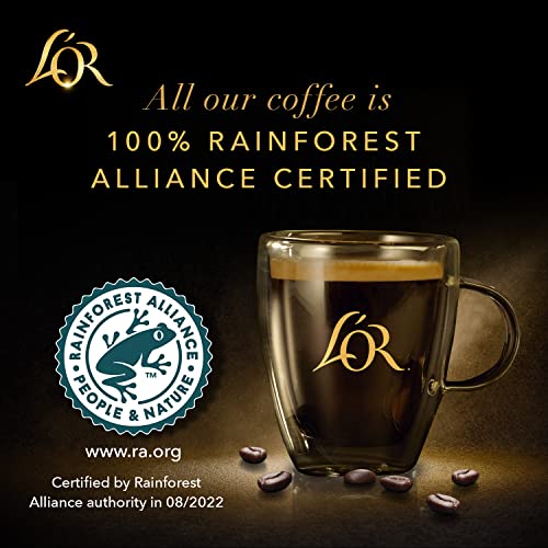 L'OR Decaf Medium Roast Coffee Pods - Compatible with BARISTA System, 30 Capsules