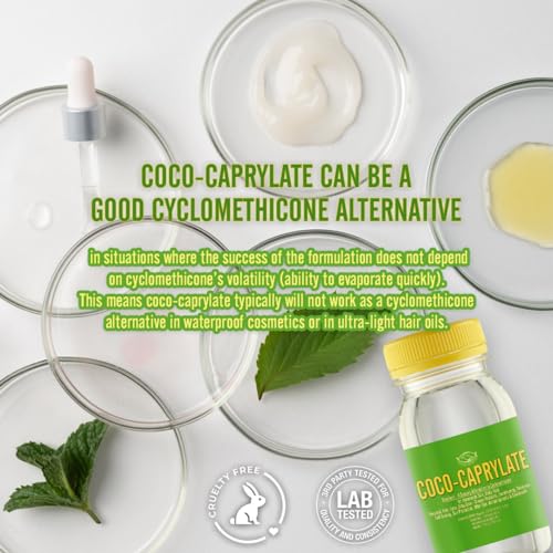 Coco-Caprylate Liquid Emollient - 3.5 Fl Oz for Skin & Hair Care