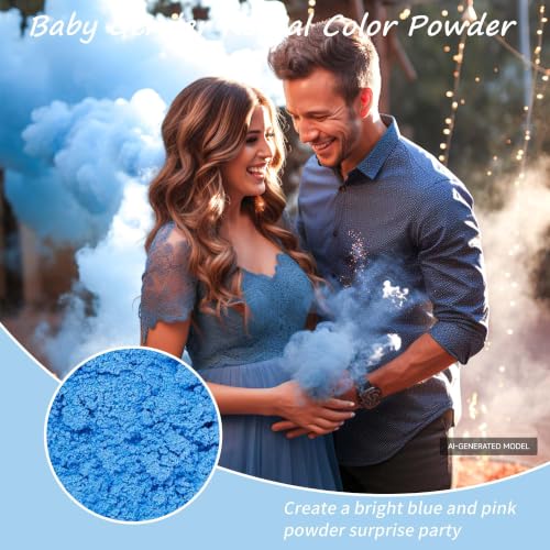 1lb Blue Gender Reveal Powder for Parties & Photoshoots